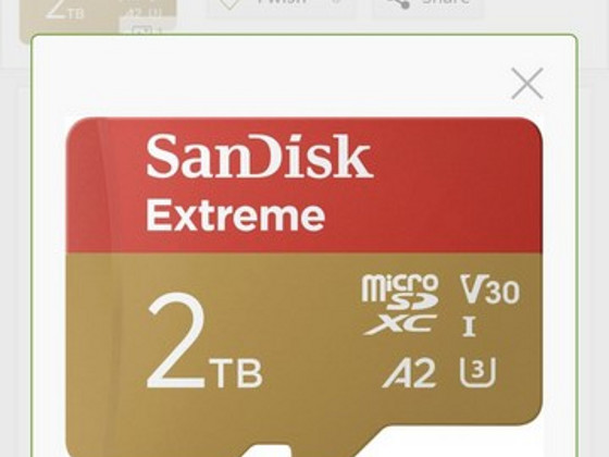 Sandisk micro sd 2T