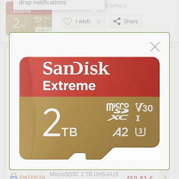 Sandisk micro sd 2T