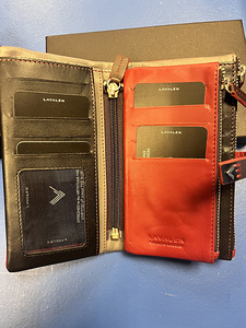 Naiste nahast rahakott (RFID-kaitsega) (3 foto / 7)