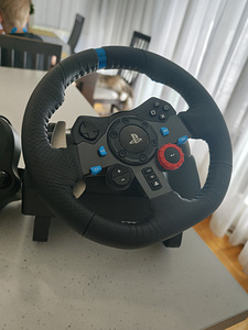 Комплект рулей для PS5 / PS4 / ПК Logitech G29 + рычаг перек (5 фото из 6)