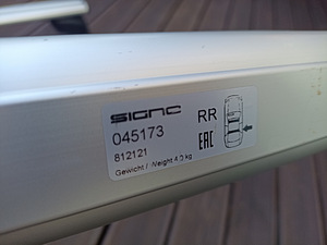 BMW F10 Katuseraamid (sedan) Atero Signo (3 foto / 5)
