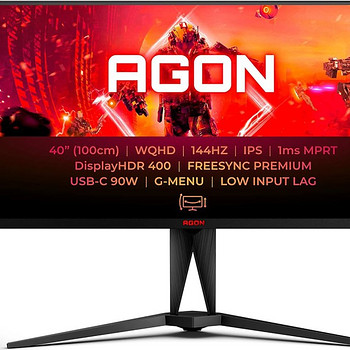 Mängumonitor AOC AGON AG405UXC - 40'' QHD 144Hz 1ms 21:9