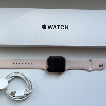 Apple Watch SE 44mm GPS, коробка + зарядное устройство + дополнительные ремешки ...