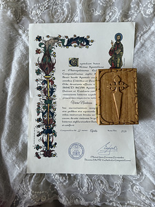 Складная икона Иисус Христос и Св. апл. Иаков Зеведеев (5 фото из 5)