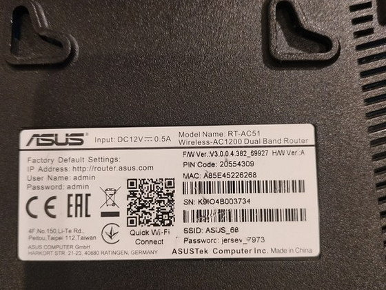 Роутер ASUS