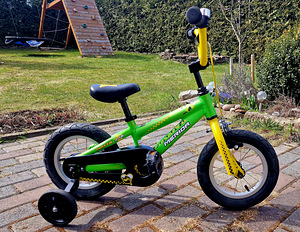 Детский велосипед Merida Matts J12+ с дополнительными колеса (4 фото из 5)