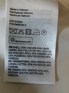 Hele tooniga jakk HM, 45% linane, 55% viskoos. Suurus M. (7 foto / 9)