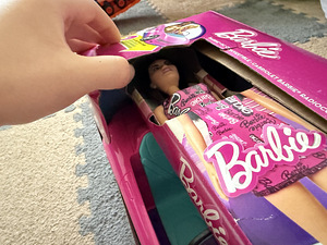 HOT WHEELS BARBIE радиоуправляемый кабриолет + кукла (3 фото из 8)
