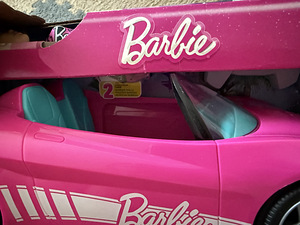 HOT WHEELS BARBIE радиоуправляемый кабриолет + кукла (7 фото из 8)