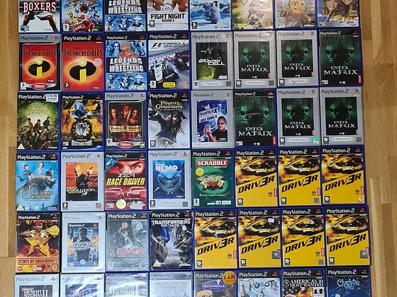 PS2 / Playstation 2 mängude kollektsioon- 160tk