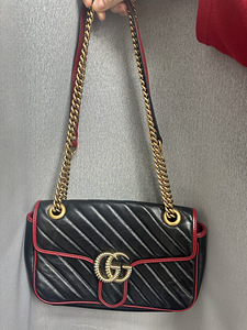 GUCCI оригинальная/настоящая сумка через плечо Marmont (3 фото из 5)