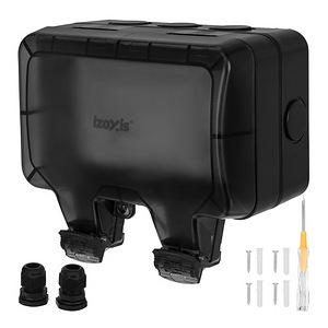 Двойная наружная розетка 17x11x10см (P27730) (2 фото из 10)