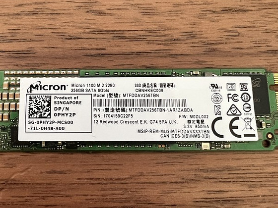 Micron 1100 M.2 256GB SSD