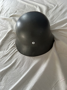 Немецкий шлем M35 (Вторая мировая война) – восстановленный, оригинальная оболочк... (3 фото из 4)