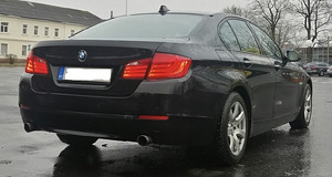 BMW f10 задний бампер (1 фото из 2)