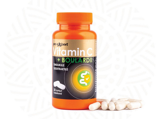Vitamin C Pro Expert + BOULARDII kapslid N30