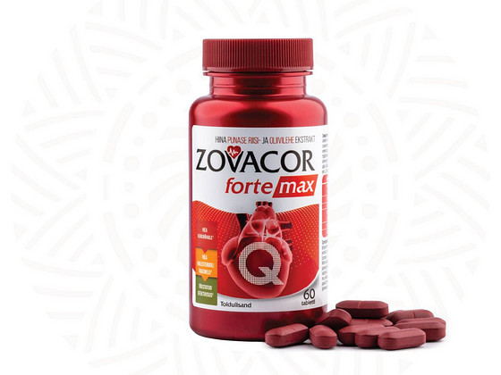 Zovacor Forte Qmax N60 tabletid