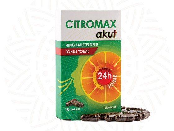 Citromax Akut N10 pikatoimelised kapslid