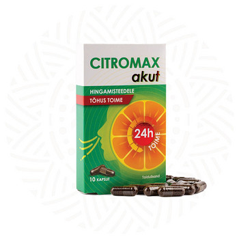 Citromax Akut N10 pikatoimelised kapslid
