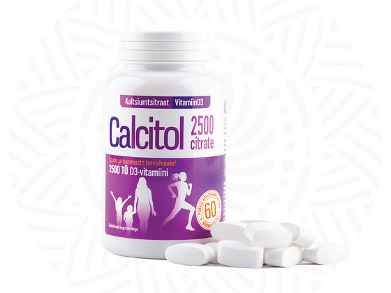 CALCITOL CITRATE 2500 N60 närimistablett