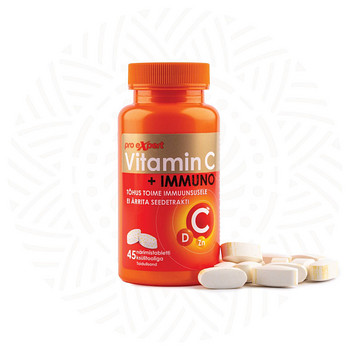 Vitamin C Pro Expert IMMUNO N45 närimistabletid