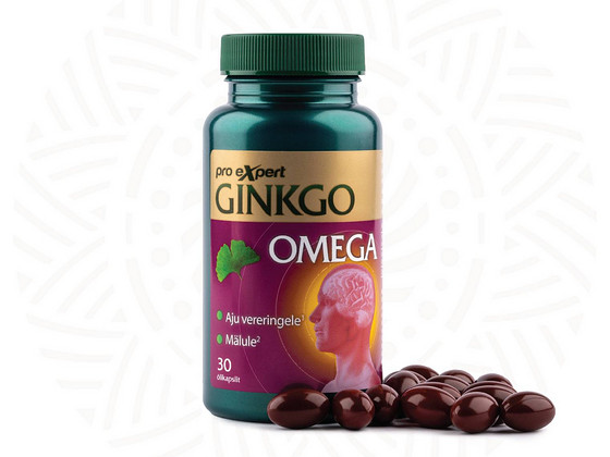 Ginkgo Pro Expert OMEGA N30 õlikapslid