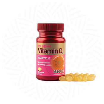 Vitamin D3 Pro Expert 2500IU N60 õlikapslid naistele