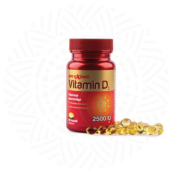 Vitamin D3 Pro Expert 2500IU N90 õlikapslid