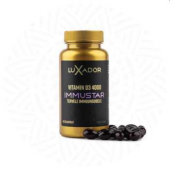 LUXADOR Vitamin D3 4000IU IMMUSTAR N90 õlikapslid