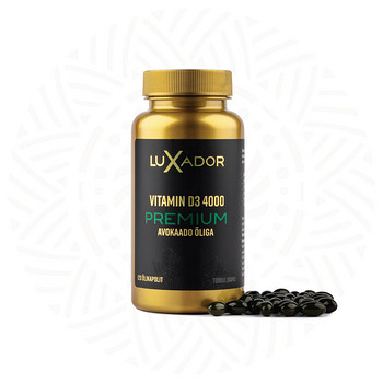 LUXADOR Vitamin D3 4000IU PREMIUM N120 õlikapslid