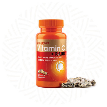 Vitamin C Pro Expert + Raud TR N60 pikatoimelised kapslid