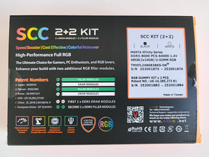 48 Gb DDR5 8000MT/S V-Color XFinity SCC kit 2+2 (2 foto / 7)