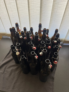 Õllepudelid traatkorgiga 750ml / 500ml (1 foto / 1)
