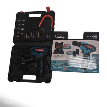 Akutrell Dafagi DF065 + 12V 2tk + Laadija + Kohver