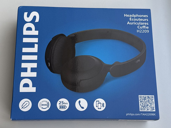 Philips Wireless on-ear Headphones , TAH2209BK/00 , Black