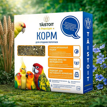Корм для средних попугаев