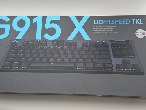 Logitech G915 X LIGHTSPEED TKL SWE , Black