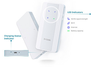 D-Link F518 5G NR AX1800 Wi-Fi 6 Mobile Hotspot (1 foto / 5)