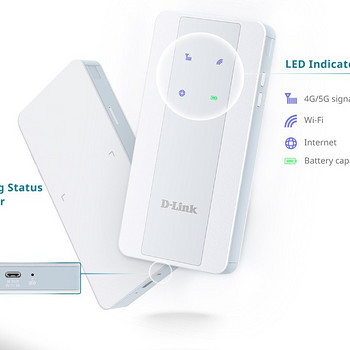 D-Link F518 5G NR AX1800 Wi-Fi 6 Mobile Hotspot