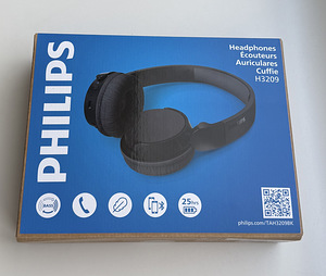 Philips On-ear Wireless Headphones , TAH3209BK/00 , Black (1 foto / 4)