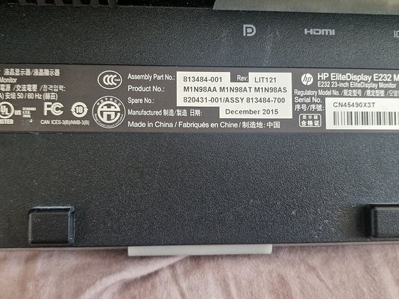 HP monitor