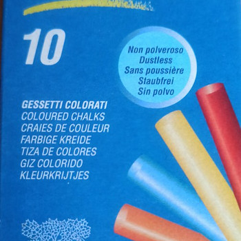 Kriit värviline 10 tk/pk