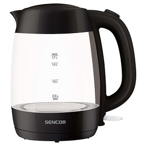 Uus elektriline veekeetja Sencor SWK 7301BK (1,7 l, klaas) (2 foto / 3)