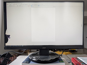 Monitor Acer k272hul, 2K, IPS paneeliga - varuosadeks (1 foto / 4)