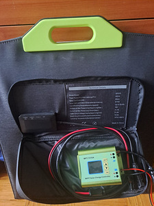Fossibot päikesepaneel 200 W. 4 sektsiooni + kontroller (1 foto / 1)