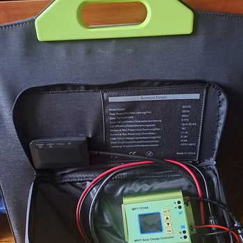 Fossibot päikesepaneel 200 W. 4 sektsiooni + kontroller