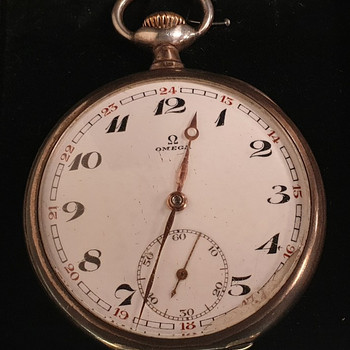 OMEGA БОЛЬШИЕ МУЖСКИЕ СЕРЕБРЯНЫЕ 800 ЮБИЛЕЙНЫЕ КАРМАННЫЕ ЧАСЫ