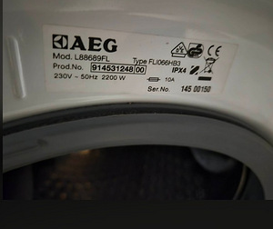Стиральная машина Aeg L88689FL 8кг 1600об/мин (5 фото из 6)