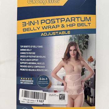 3-in-1 sünnitusjärgne bandaaž (taastumiskorsett)