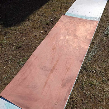 МЕДНАЯ ЛИСТОВАЯ ПЛАСТИНА / 150 x 60 / МЯГКАЯ